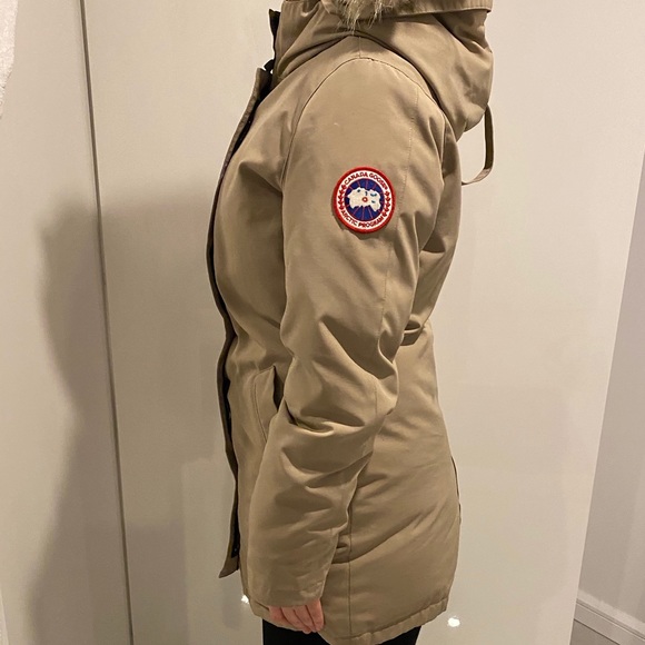 Victoria Parka Canada Goose Winter Coat Nude Tan - Picture 3 of 6